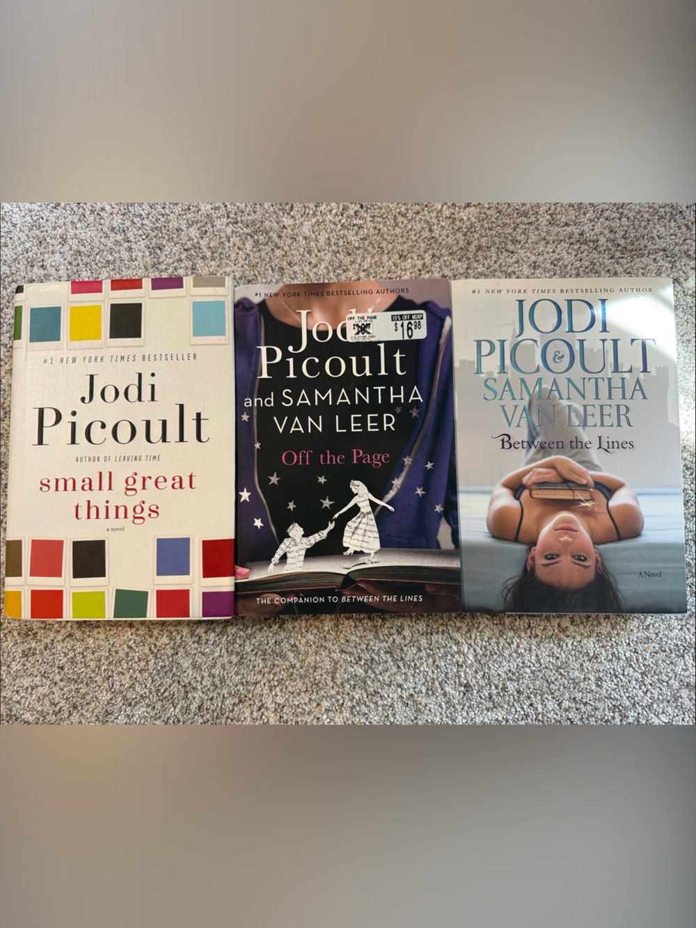Collection of Jodi Picoult Hard Cover Books - 1 signed